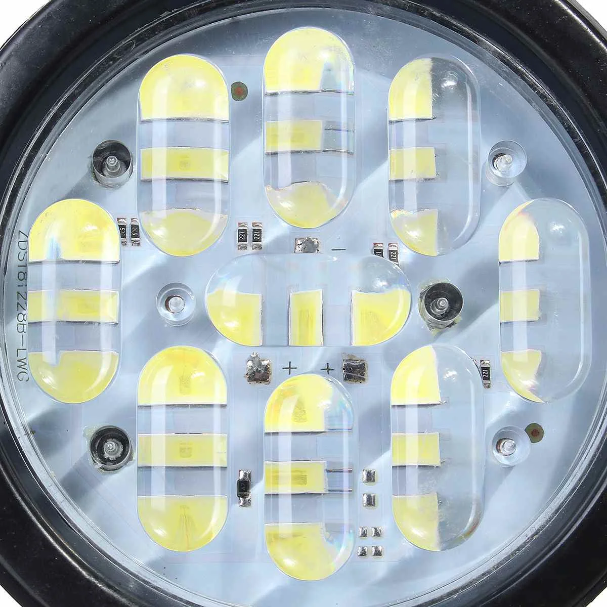 2x автомобиль 27LED 6D задний фонарь бампер отражатель лампа круглые противотуманные тормозные стоп-сигналы водонепроницаемый фургон трейлер грузовой фургон