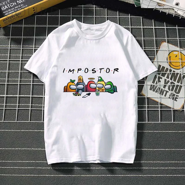 Summer Cool Women T-shirt Among Us Harajuku Streetwear Female Tshirt Unisex T Shirt Anime Funny Cartoon Hip Hop Tops Tees Male 2