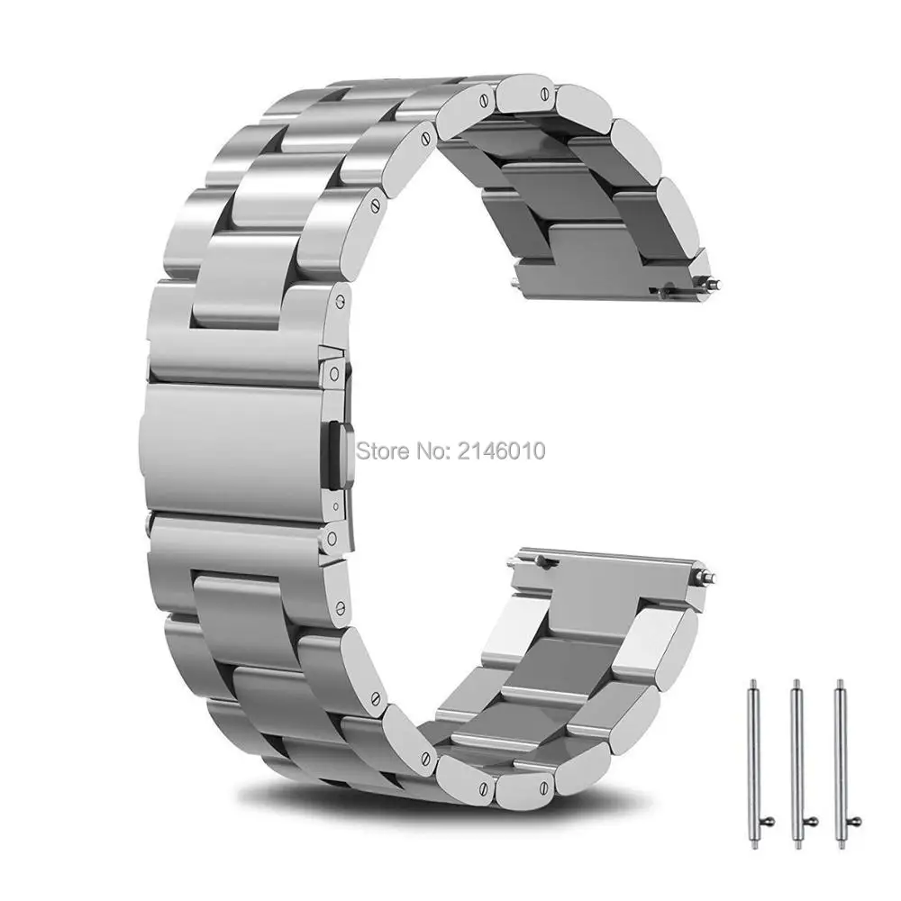 20 мм сменные часы из нержавеющей стали ремешок браслет для Withings стали HR Sport Smartwatch(40 мм)-трекер активности