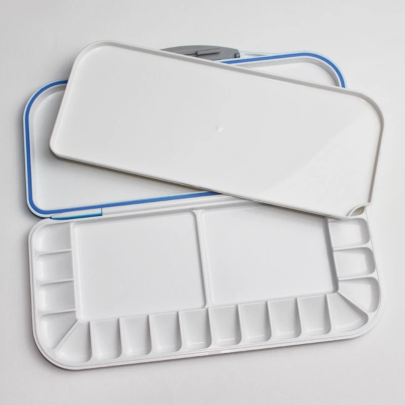 

Watercolor Moisturizing Color Box Anti-Leakage Seal Moisturizing Sketch Paint Box 18 Grid Color
