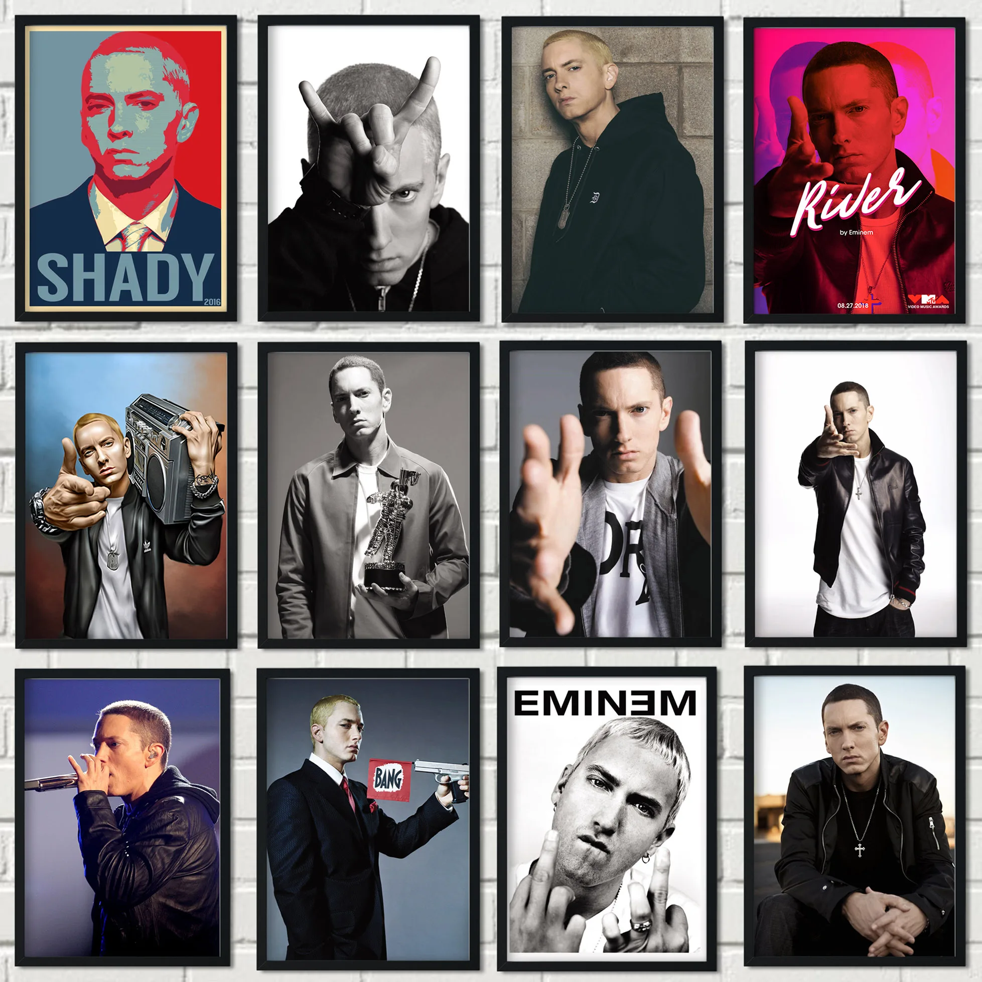 Знаменитый американский rapper Eminem фото плакат семейное настенное украшение