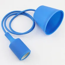 Цветной Силикагель держатель лампы стиль E27 держатель лампы E27 подвесной светильник