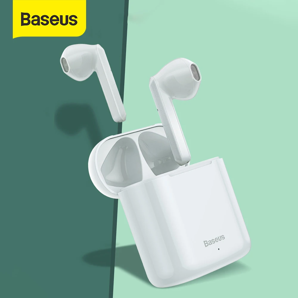 Беспроводные Bluetooth наушники Baseus W09 TWS, интеллектуальное сенсорное управление, беспроводные TWS наушники с стерео басовым звуком, умное подключение|Наушники и гарнитуры| | АлиЭкспресс