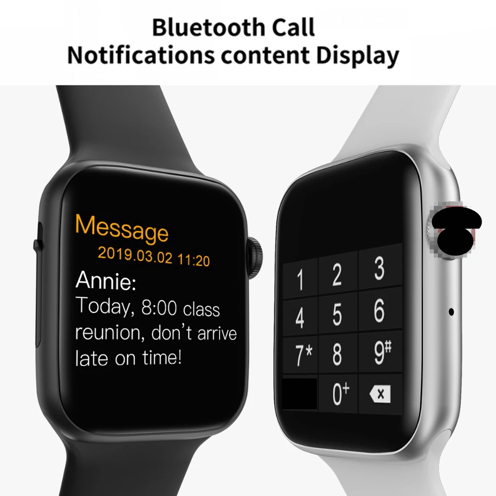  Cobrafly IWO 8 Lite Smart Watch 1.54 inch Screen Bluetooth Call Dial Answer ECG Heart Rate Monitor  - 4000060772904