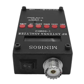 

Mini60S 1-60MHZ HF SWR Antenna Analyzer Meter with Bluetooth Function