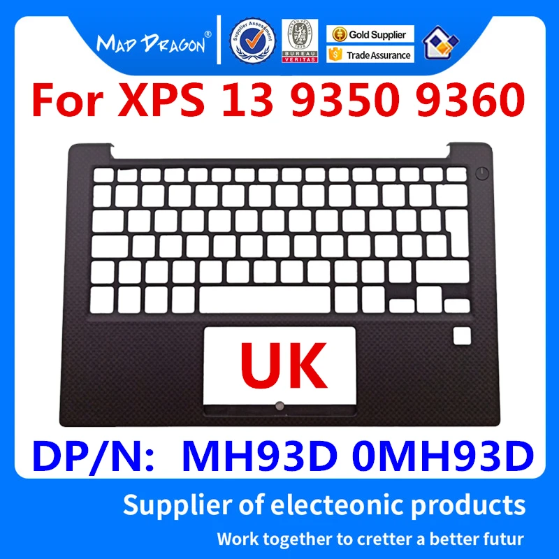 MAD DRAGON брендовый Сменный Чехол для ноутбука, для Dell XPS 13 9350 9360 с отверстием для отпечатков пальцев MH93D 0MH93D