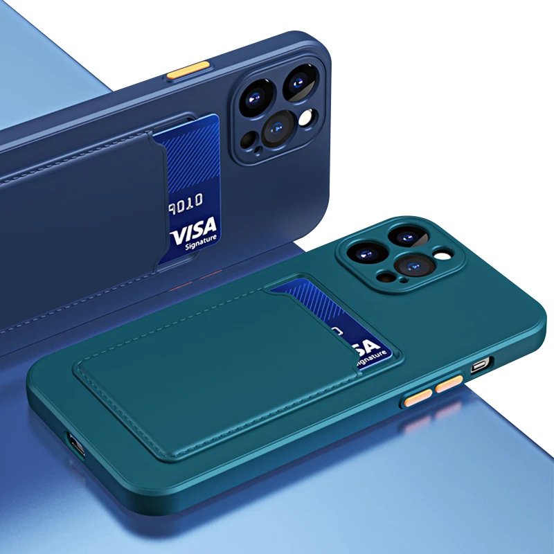 Iphone 13 Pro Case Card Holder 3 Cards Iphone 12 Mini Phone Case Card