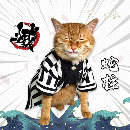 Аниме Kimetsu no Yaiba одежда для костюмированной вечеринки питомцев костюм маленьких