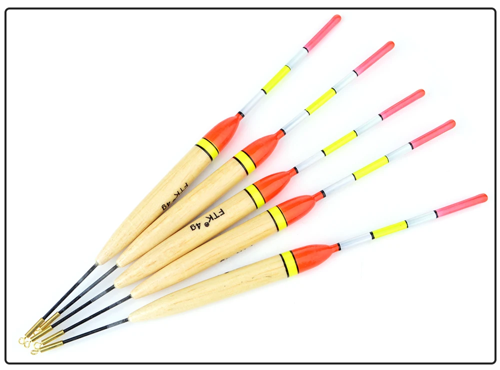 FTK Barguzinsky Fir 5Pcs/Lot Weight 3g-6g Fishing Float Length 20cm-22cm Float For Carp Fishing