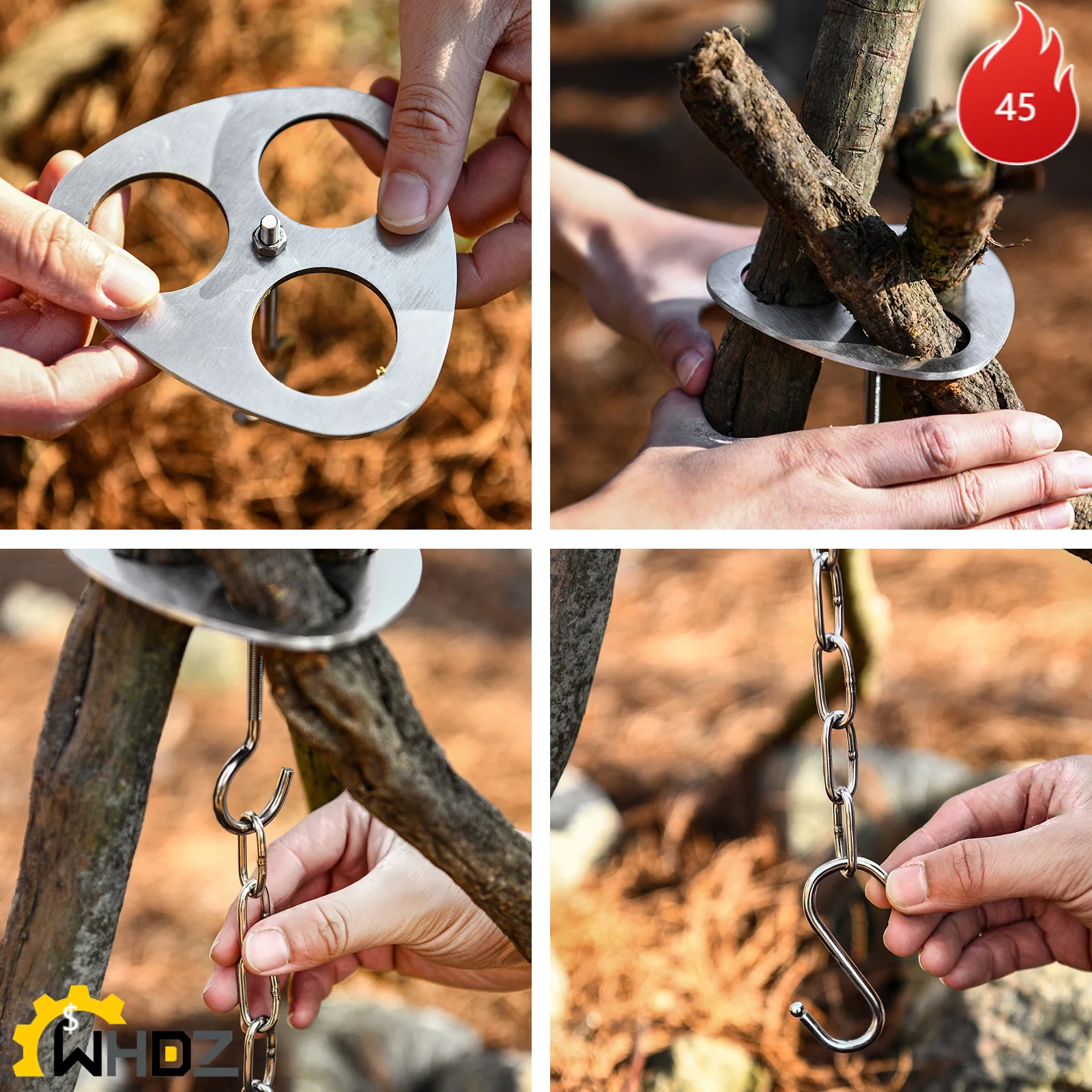 Convenient Multifunctional Outdoor Stainless Steel Tool Portable