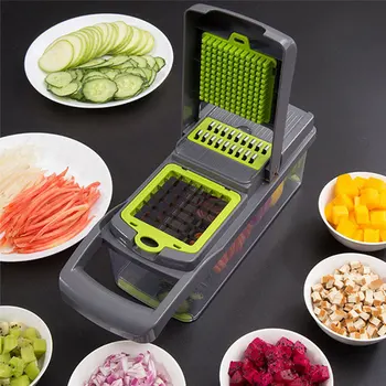 

2020 Vegetable Fruit Slicer Grater Cutter Peeler Multifunctional Potato Peeler Carrot Grater Drain Basket Kitchen Tool