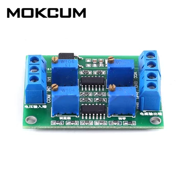 

Voltage to Current Converter Module 2-Channel Analog Signal Generator 0-3.3V/5V/10V/15V/ to 4-20mA Transmitter