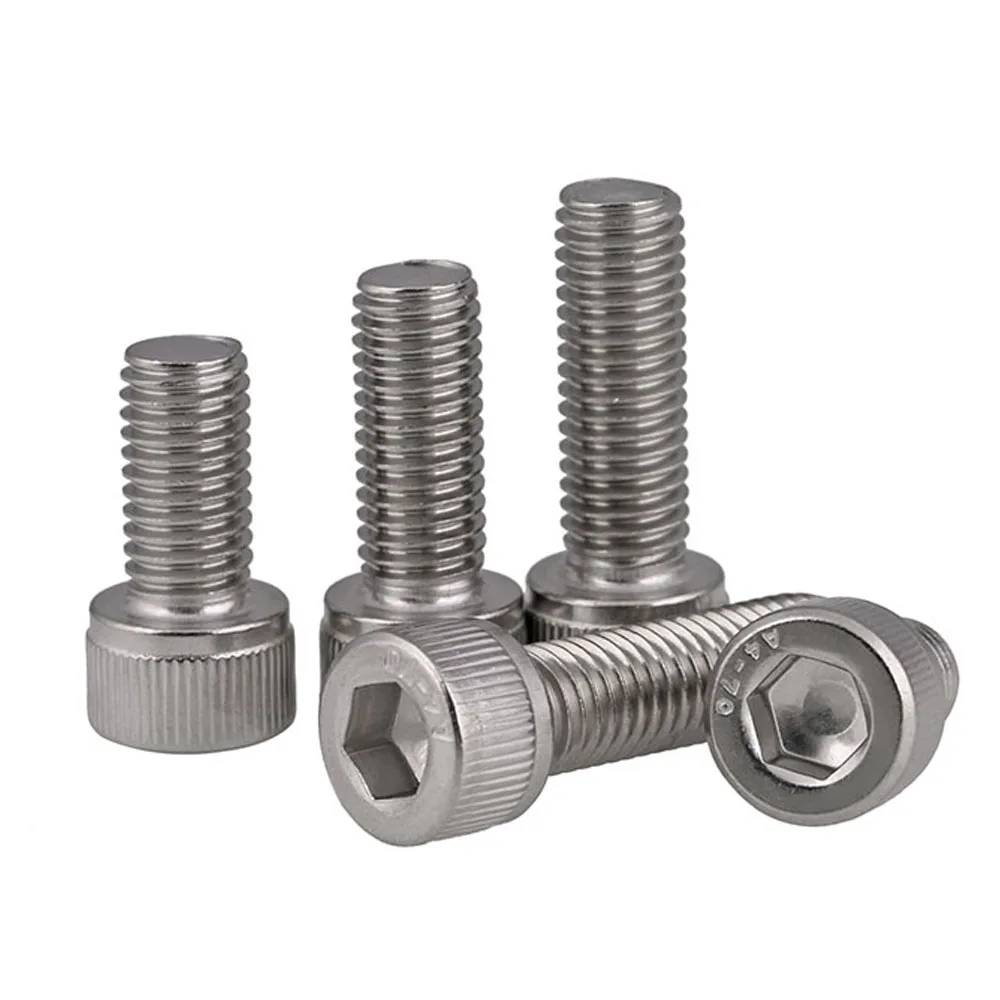 Wkooa Stainless Steel 316 Cap Screws Hex Socket Head M6-M16