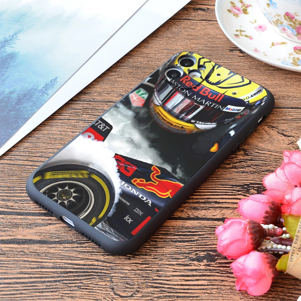 iphone 8 phone cases For iPhone Max Verstappen F1 2019 Print Soft Matt Apple iPhone Case iphone 8 leather case