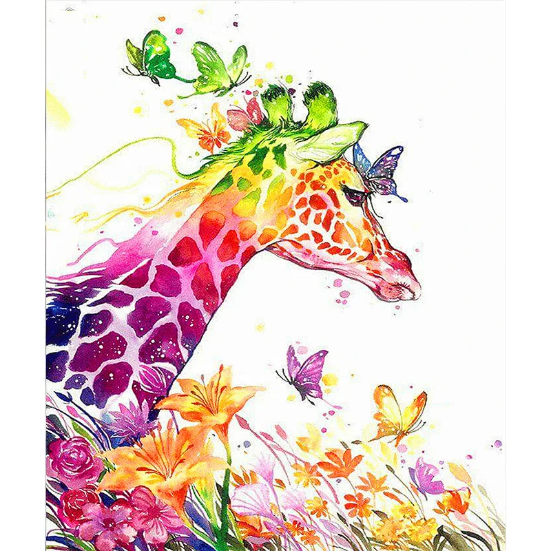 

DIY Diamond Painting 5D Giraffe Resin Full of Crystals Amazon Wish AliExpress Cross Border Large Amount Favorably