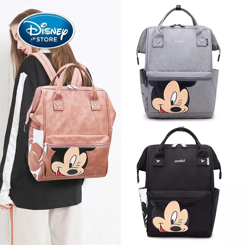 Disney mochila de Mickey Mouse para mujer, bolso de maternidad para el  cuidado del bebé, impermeable, para cochecito, lactancia|Mochilas| -  AliExpress