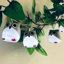 1.65M 10 Leds Owl LED String Lights For Garland Party Wedding Birthday Festival Party Decoration Fairy AA Battery Operated