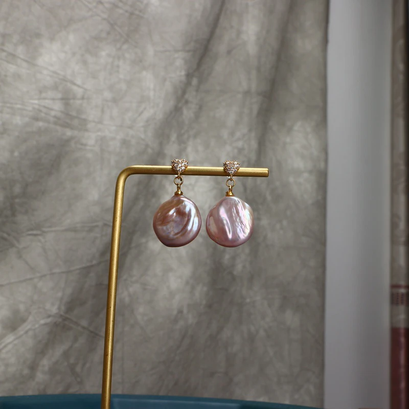 14k gold pearl earring (8)