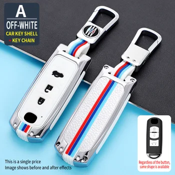 Cassa chiave in lega di zinco della copertura chiave dell'automobile per Mazda 2 3 6 Axela Atenza CX-5 CX5 CX-3 CX-7 CX8 CX-9 2016 2017 2018 2/3 bottoni borsa automatica 3 Cassa chiave in lega di zinco della copertura chiave dell'automobile per Mazda 2 3 6 Axela Atenza CX-5 CX5 CX-3 CX-7 CX8 CX-9 2016 2017 2018 2/3 bottoni borsa automatica - Cassa chiave in lega di zinco della copertura chiave dell automobile per Mazda 2 3