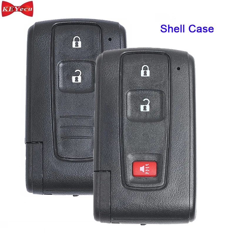 KEYECU 2 шт. для Toyota Prius 2004 2005 2006 2007 2008 2009 пульт дистанционного ключа оболочки чехол