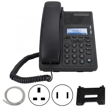 

Entry-Level SIP Protocol Home Office Smart Phone IP Wired Telephone 110-240V US/EU Plug