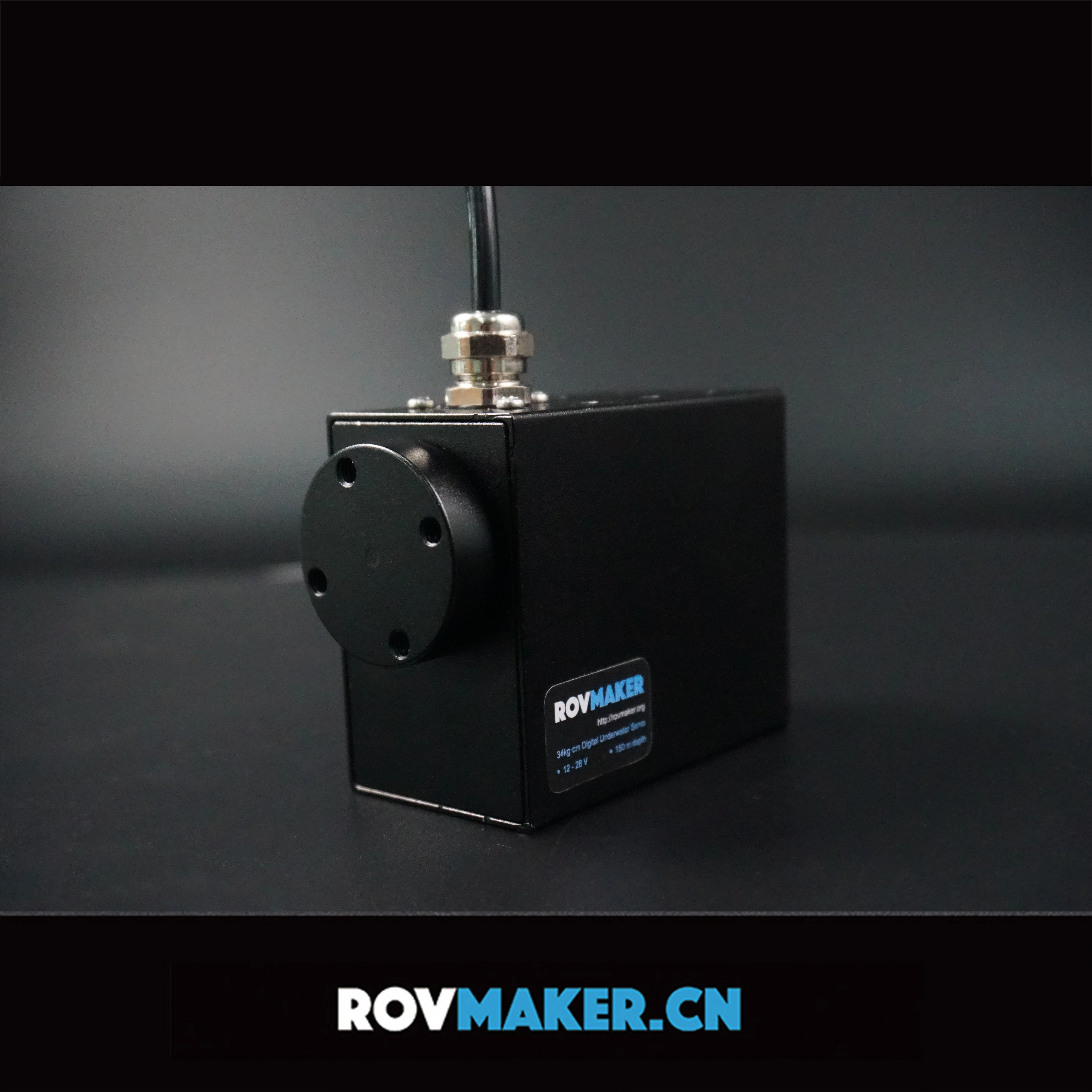ROVMAKER underwater steering gear suitable for mechanical arm and underwater robot ROV Underwater servo water depth 300 meters 4