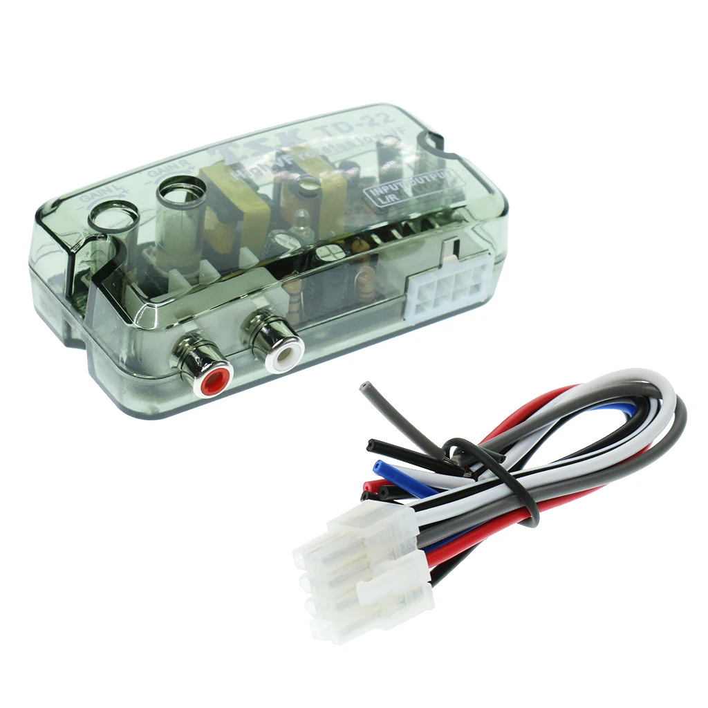 Car Vehicle Audio REM Subwoofer High To Low Level Output Converter Adapter