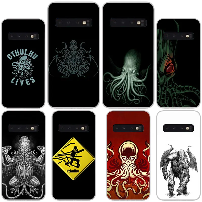 Осьминог море Монстр матовый Силиконовый чехол для Samsung Galaxy S8 S9 S10 Plus S10e S6 S7 Edge lite