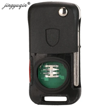 Keyforkess 3 Pulsanti 433Mhz 4Buttons 315Mhz a distanza di vibrazione di chiave dell'automobile di Fob PCF7942 per Porsche Cayenne Fob controllo - jingyuqin 3 Pulsanti 433Mhz 4Buttons 315Mhz a distanza di vibrazione di chiave dell automobile di
