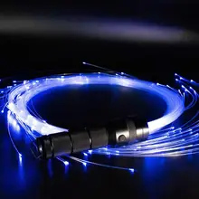 Светодиодная оптоволоконная плетка с кабелем