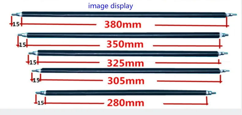 110 в 280-400 мм 250 Вт/300 Вт/350 Вт/400 Вт Нагревательный элемент для электрической печи плита сопротивление тепловая трубка электрическая нагревательная трубка