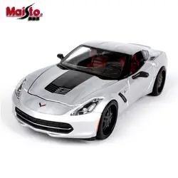 Maisto 1:24 2014 Корвет автомобиль из литого металла модели высокого моделирования автомобиль игрушка с быть открытым подарки для детей