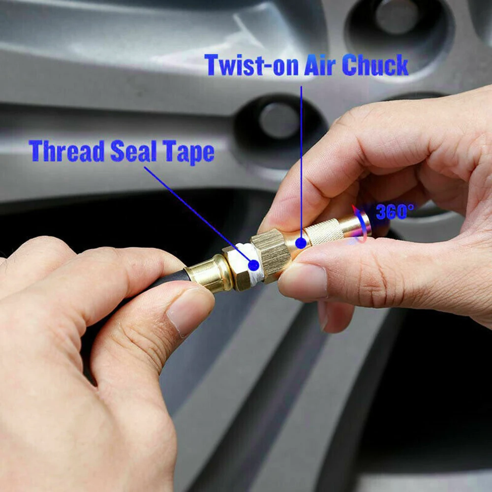 Автомобильный воздушный шиномонтажный велосипед манометр Замена ABS+ Металл Портативный