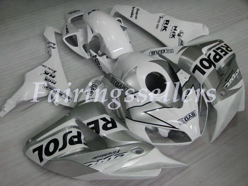 Литья под давлением ABS Полный комплект обтекателя Подходит для Honda CBR1000RR 06 07 2006 2007 1000RR Обтекатели зеленый пламя
