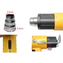 Тепловая пушка 220 в 2000 Вт 2 режима ЖК-дисплей US/EU/CHN вилка с насадкой Электроинструмент Y98E