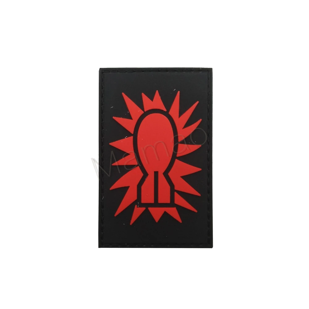 1 шт. армейский веер камуфляж боевой дух ПВХ значок EOD взрывной ИК-Chapter военный боевой патч нарукавная повязка рюкзак для одежды патч в виде шляпы значок - Цвет: PVC 2