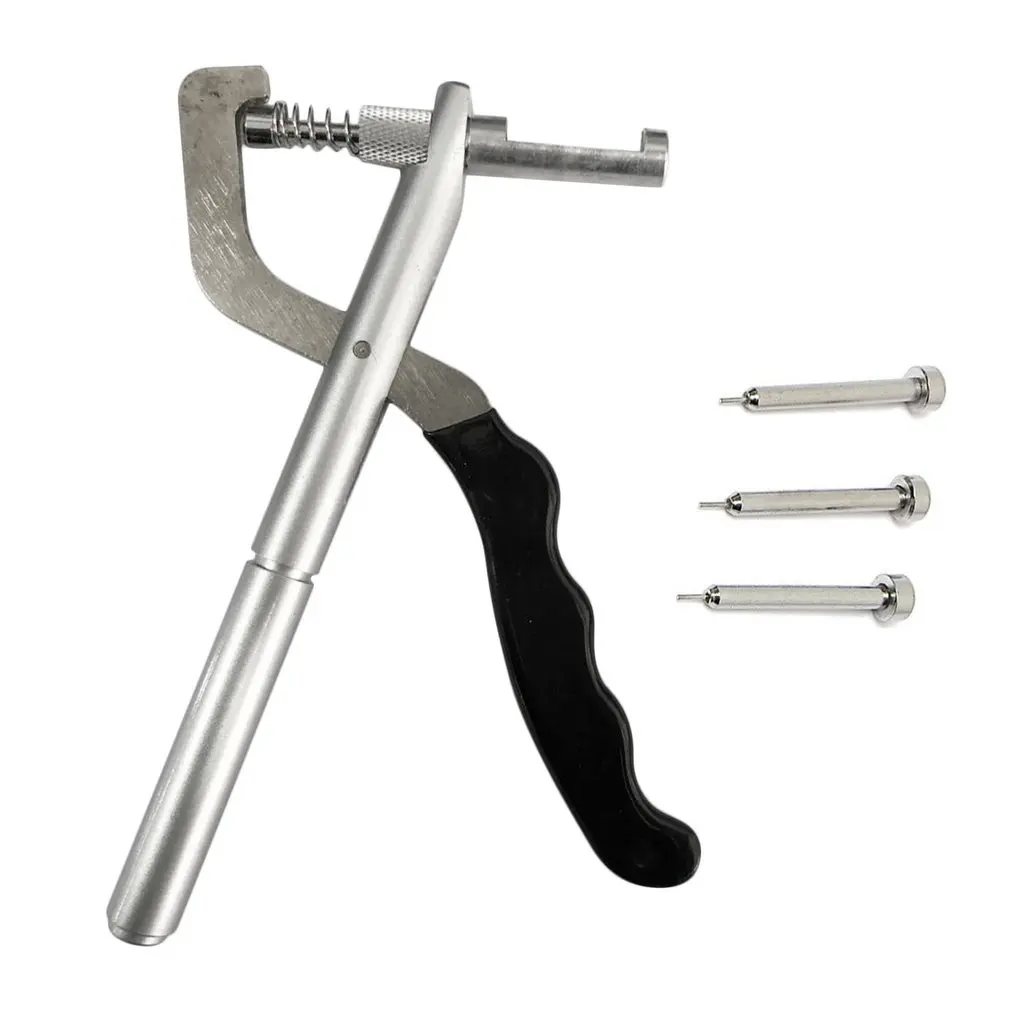 

Professional Watch Tools Steel Band Pins Remover Link Adjuster Pliers with 3 Spare Pin Watchmaking Accessories Watch Tools Kit
