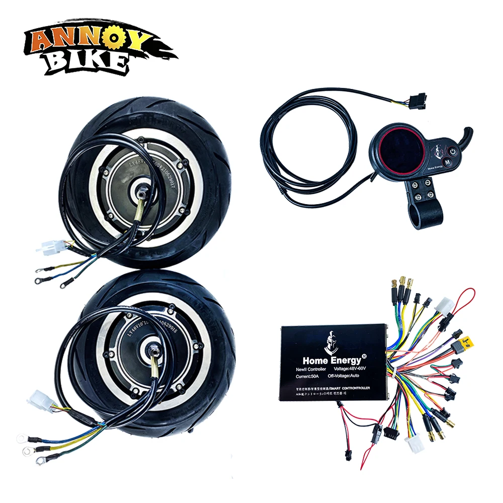 Double Drive Kit 10 inch 48V 1500W 60V 3000W Hub Motor