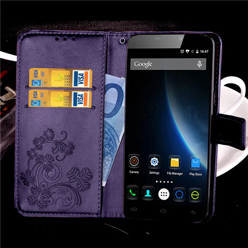 Doogee X6 чехол X6Pro роскошный из искусственной кожи Стенд держатель для карт кошелек флип-чехол Для Doogee X6 Pro Чехол для Телефона Силиконовая задняя крышка