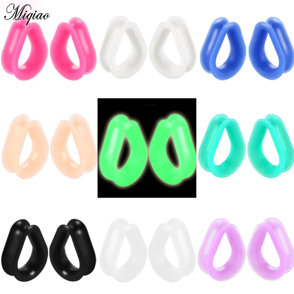 

Miqiao 1 Set European and American Best-selling Jewelry New Silicone Ear Amplifier 18 Sets of Human Body Piercing Bohemia