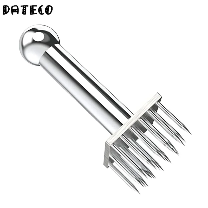 Aghi Per Carne In Acciaio Inossidabile Martello Per Carne Pounders Manico In Legno Professione Battitore Per Carne Per Bistecca Di Manzo Utensili Da C