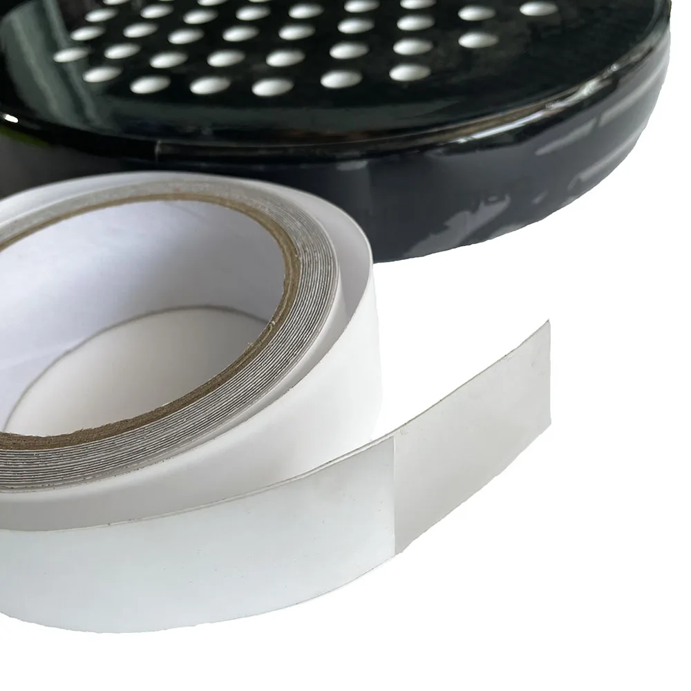 Transparent Paddle Racket Tennis Dedicated Racket frame Protector Stickers 1 Reel 5M Racquet to Reduce the Impact and Friction