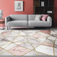 Современный минималистский стиль геометрический Коврик для гостиной чайный столик спальня комната полный прикроватный ковер домашний большой коврик