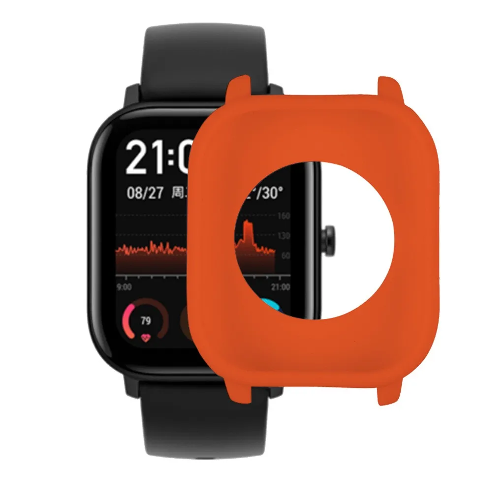 Ouhaobin защитный чехол для Xiaomi Huami Amazfit GTS Watch Мягкая силиконовая оболочка для Amazfit GTS крышка браслет аксессуары