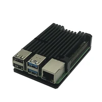 Raspberry Pi 4 Armor Aluminum Case Auto Cooling Metal Case with Heatsink Thermal Adhesive 6