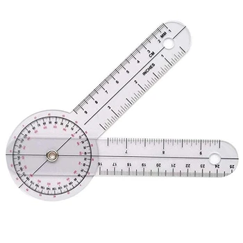 

3Pcs/Set Spinals Goniometer Protractors Userful Multi-Ruler Goniometer Angle Medical Spinal Ruler 360 Degree 180 Degree