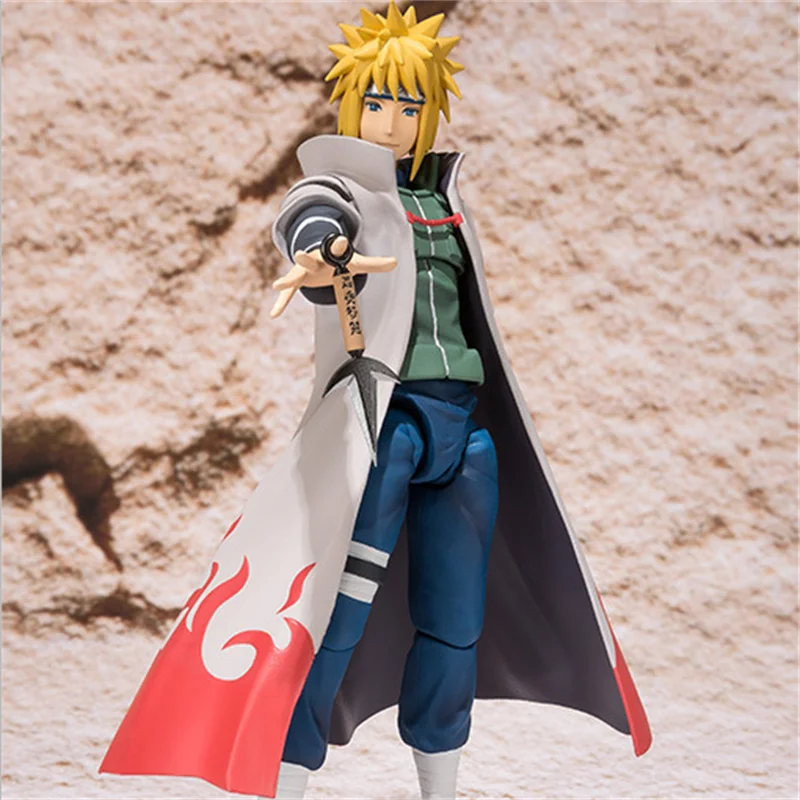 Аниме Naruto Shippuden Namikaze Minato фигурка shf Minato Namikaze фигурка ПВХ Коллекционная модель игрушки кукла подарок 14 см