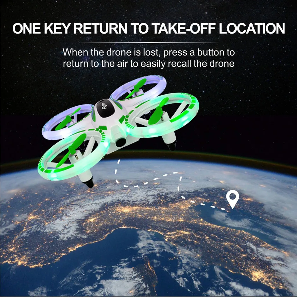 Flytec T21 Прохладный светодиодный дыхание света над уровнем моря-удерживайте кнопку дистанционного Управление Drone