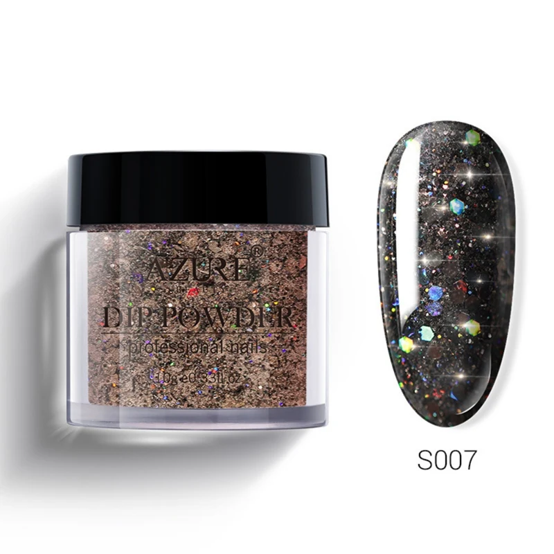 7 Nail Art Fluorescent Powder 7 Type Accessories Colorful Platinum Nail Dipping Powder Glitter Nail Powder - Цвет: 7