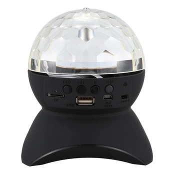 

Colorful Lights Bluetooth Speaker Projection Lamp Small Speaker Large Volume Dynamic Night Light Bluetooth Audio Support Tf Aux